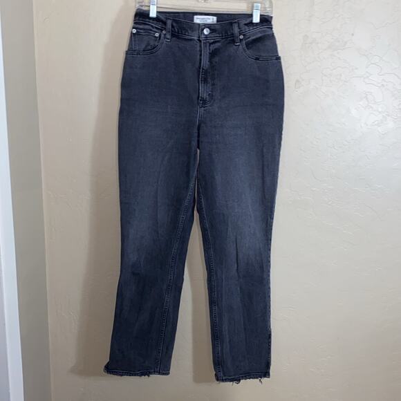 Abercrombie curve love 90s straight ultra high rise jeans - Picture 8 of 8